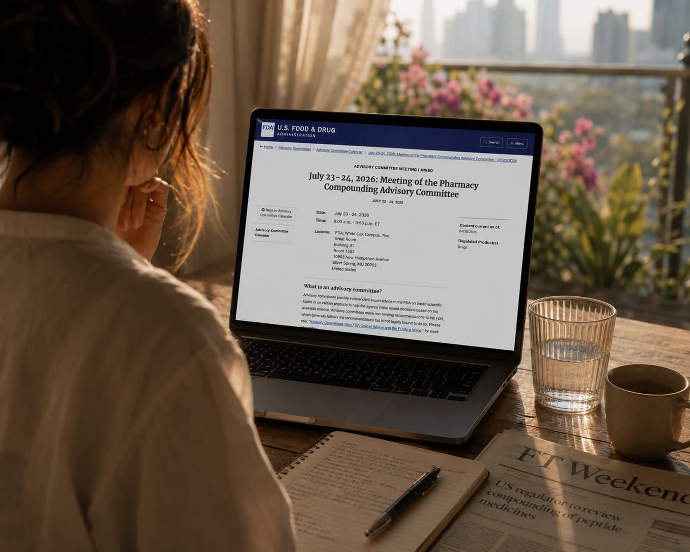 The FDA's July 2026 peptide review: what it actually means in the UAE